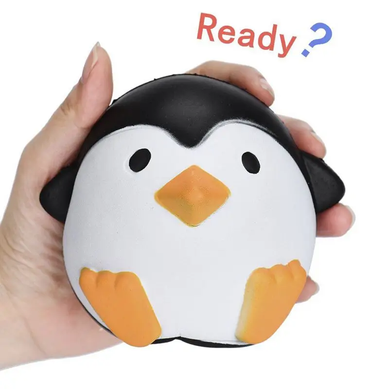 Милый пингвин стрейчевый мягкий медленно Восстанавливающий Забавный игрушечный подарок для детей
