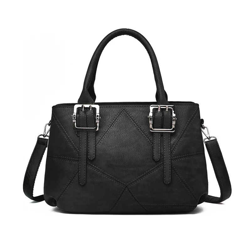 

Women PU Leather Handbag Fashion Sewing Thread Famous Designers Totes Crossbody Bag Two Style Bolsa Feminina Sac A Main SS7128