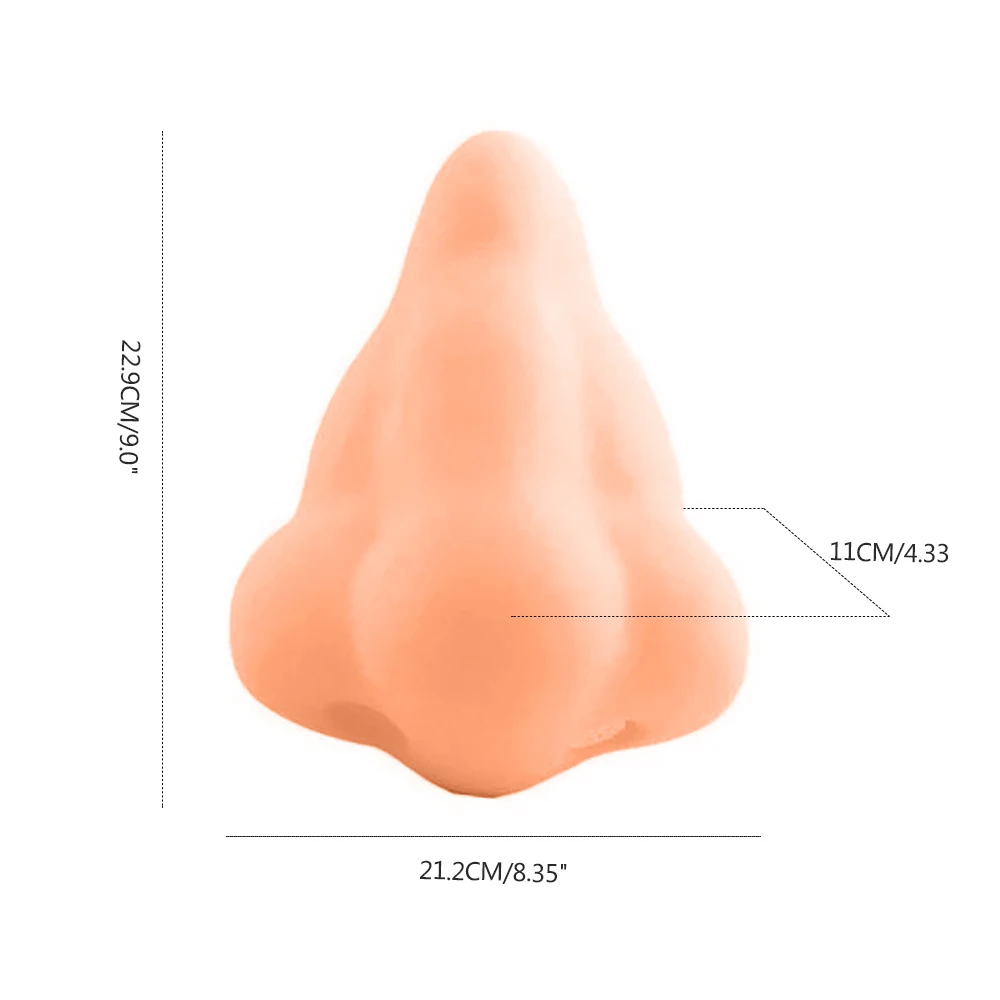 Новинка, милый силиконовый гель для душа в форме большого носа, дезинфицирующее средство, диспенсер для жидкого мыла с присосками, для кухни, ванной, офиса