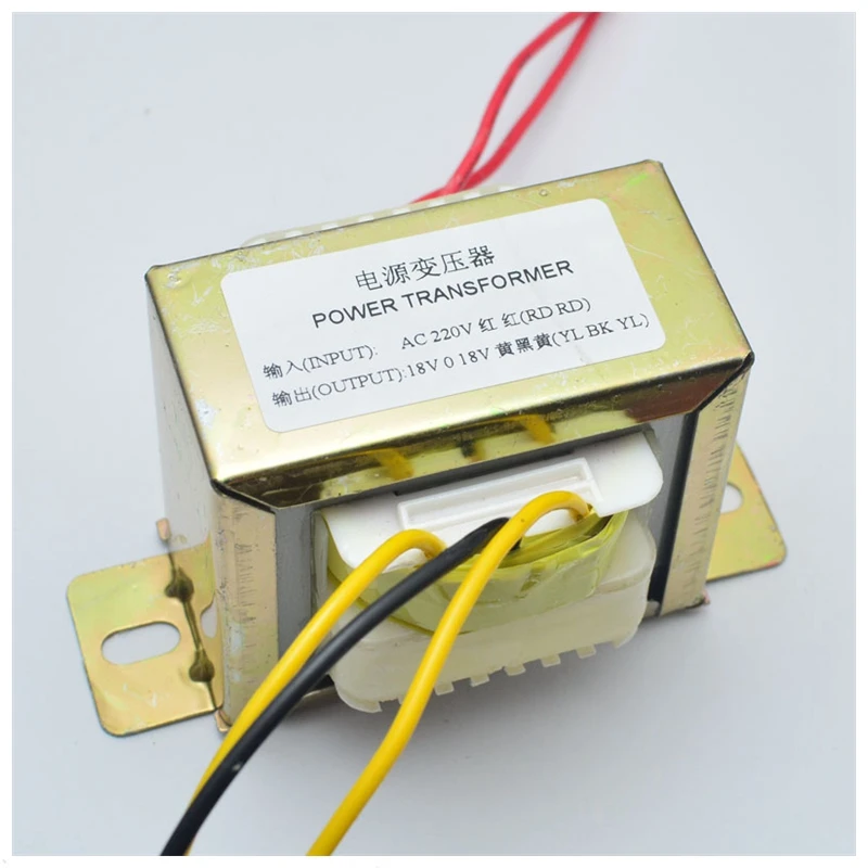 

2Pcs Pure copper AC double 18V50W power transformer for LM1875 power amplifier