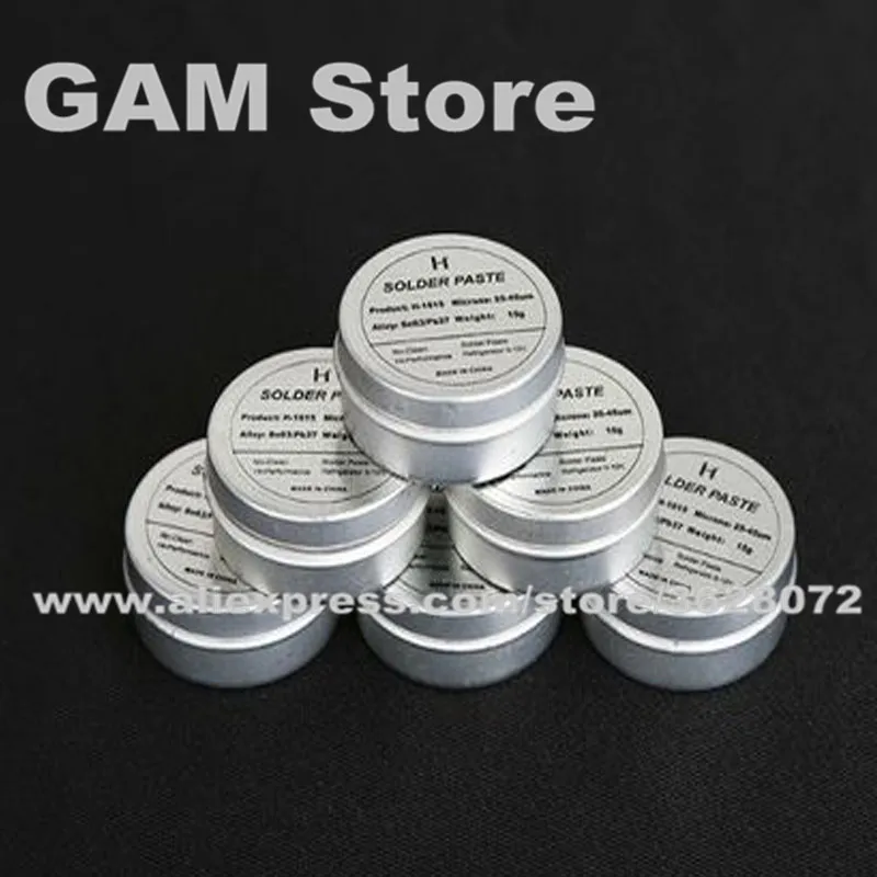 

Solder Iron Tip Refresher Soldering Paste Flux No Clean Sn63/Pb37 15g H-1615
