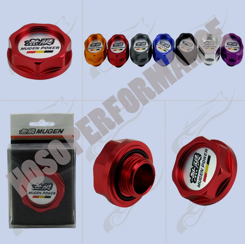 MUGEN POWER Car Oil cap/Tank Cover fit For Honda Acura Integra/RSX/TSX Civic Accord CR Z Delsol