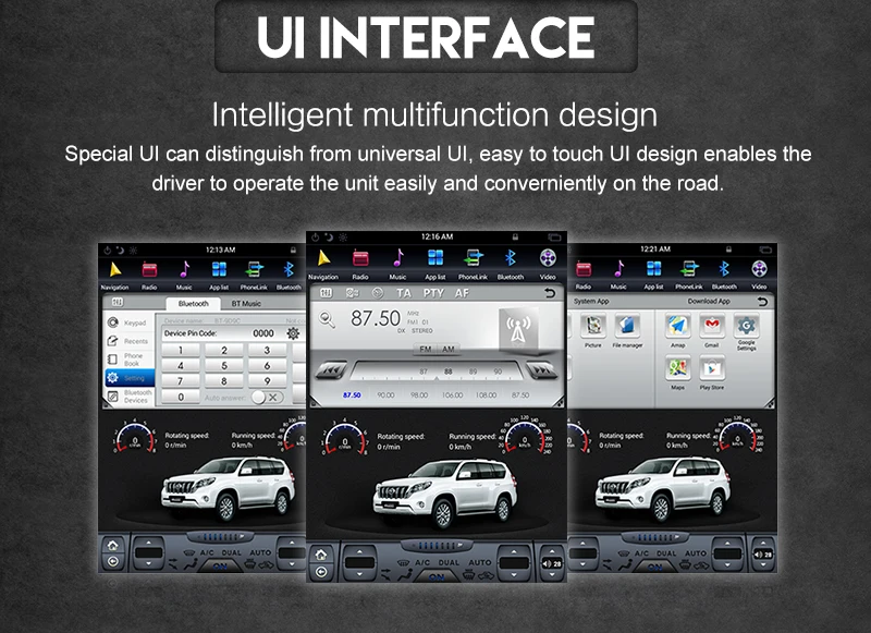 Cheap Tesla style Android Car GPS Navigation car No DVD Player For Hyundai Sonata 2012 2013 2014 car stereo unit multimedia Satnav 12