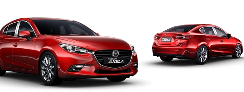 Для Mazda 3 Axela sedan- внешний вид ABS пластик трехсекционный Стиль передняя Лопата украшение автозапчасти