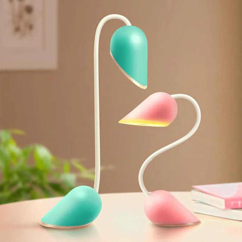 Bedroom Desk Lamp Portable Folding LED Rechargeable Bedside Lamp