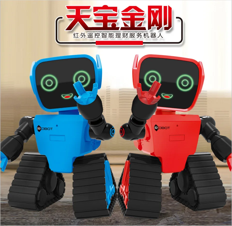 Chiger умный программирующий робот сенсорный/дистанционный/Голосовое управление зондирование USB зарядка Интерактивная RC игрушка подарок на