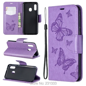 

C-ku Strap Butterfly Wallet Leather Pouch Case For Samsung Galaxy A20E A10E For Nokia 3.2 4.2 Stand ID Card PU Skin Cover 100pcs