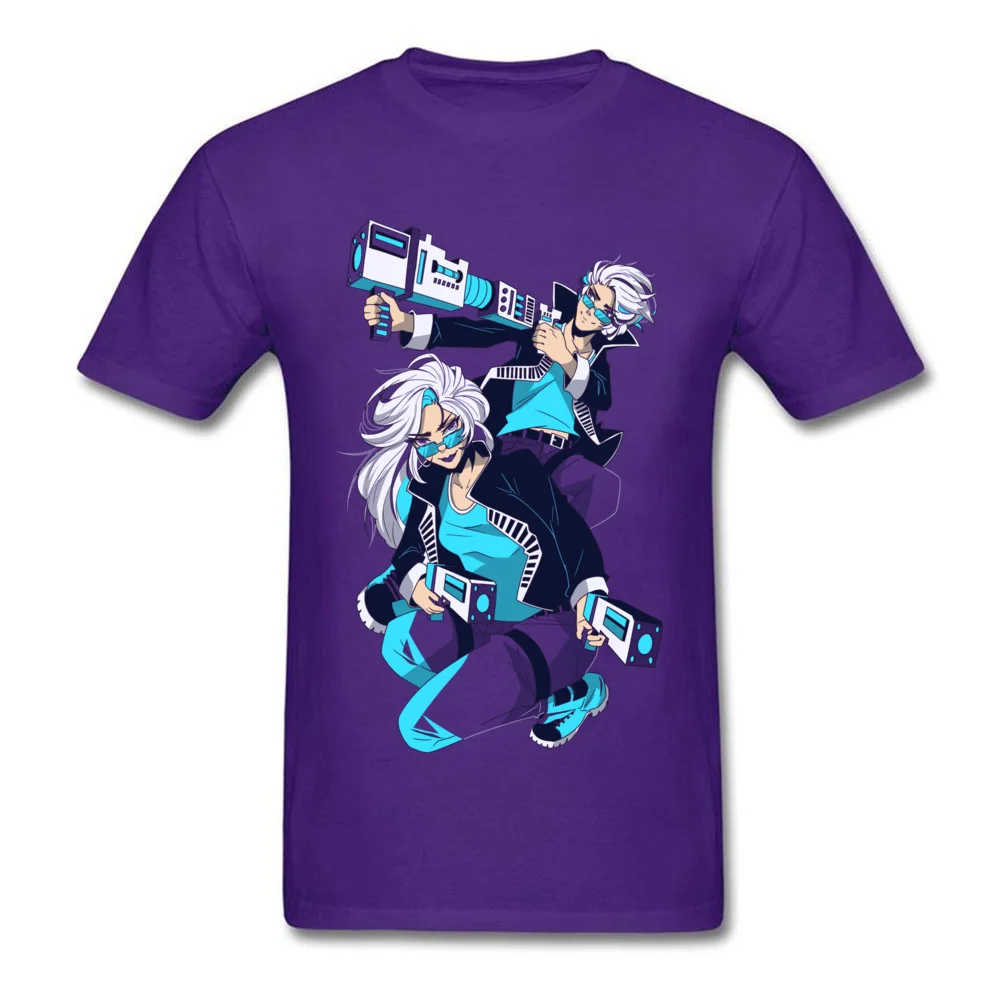 Project Gemini Twin Design All Cotton T Shirt for Men Custom T-Shirt Custom 2018 Discount O-Neck Tee Shirts Short Sleeve Project Gemini Twin Design purple