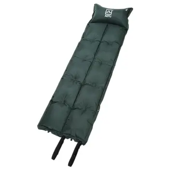 

AOTU Inflatable Pillow Camping Mat Recreational Beach Automatic Inflatable Cushion Supporting Tent Camping Mat Thick 2.5cm green