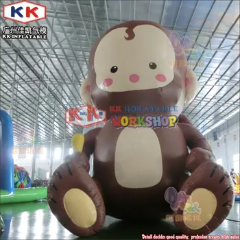

Large inflatable monkey character cartoon for party / Sitting monkey inflatable for event