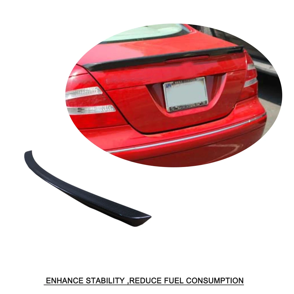 Carbon Fiber Rear Spoiler Trunk Boot Lip Wings For