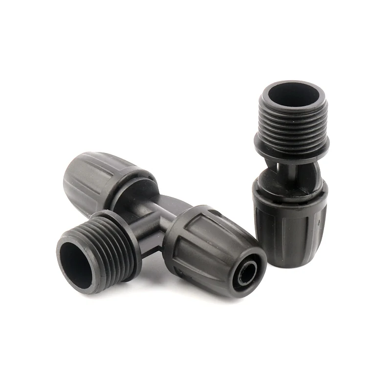 5 шт. Новый 1/2 &quot 8/11 9/12 мм резьбовой садовый шланг Locknut Tee Разъемы прямые соединения