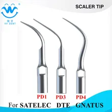 3 шт зубные масштабирования периодонтальные насадки для satelec Дятел-DTE, используется для наконечник ультразвукового скалера для отбеливания зубов