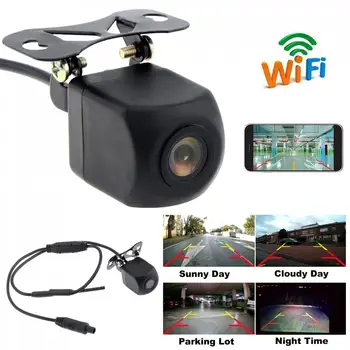 

HD WIFI Car Reverse Camera Wireless Waterproof Car Rear View Camera with Video Recording Function for IOS/ Android Phone