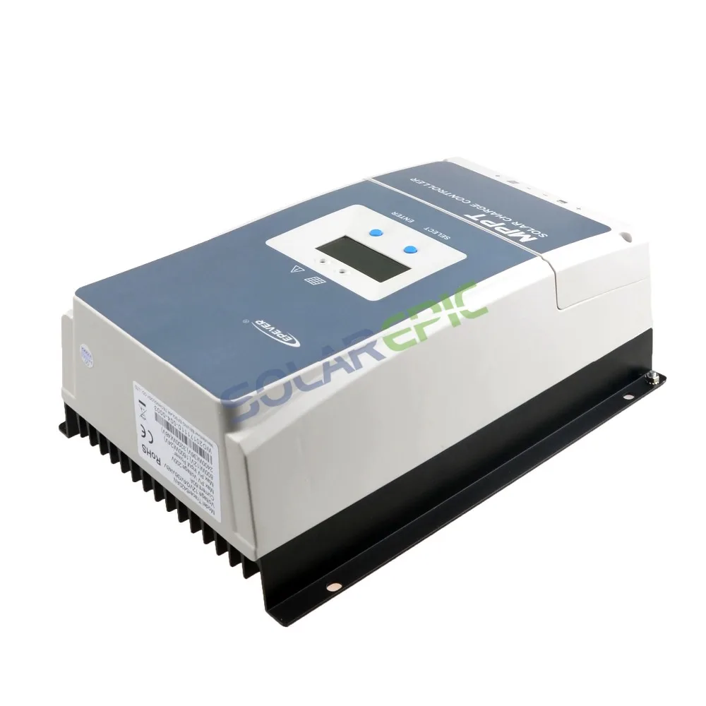  50A Epever MPPT Solar Charge Controller 50A 12V/24V/36V/48VDC Auto Tracer AN Battery Regulator Max 