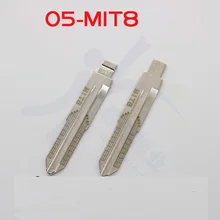 № 5 выгравированы основные линии для Mitsubishi MIT8 2 в 1 Лиши масштаба режа зубы пустой ключ автомобиля(10 шт