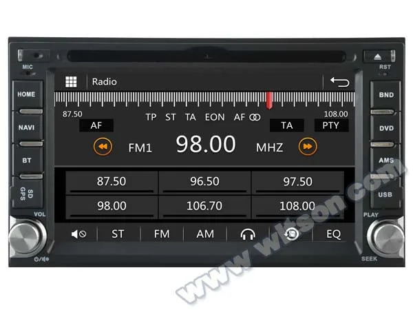 Flash Deal WITSON CAR DVD GPS for HYUNDAI SONATA/ELANTRA car audio player with bluetooth car stereo navigation gps support DVR/Wifi 3