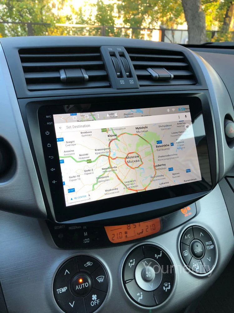 Цена Автомобильный dvd плеер Youmecity для Toyota RAV4 Rav 4 2007 2008 2009 2010 2011 2 din 1024*600 автомобильный dvd font b gps b font wifi rds Android 8,1 Carplay