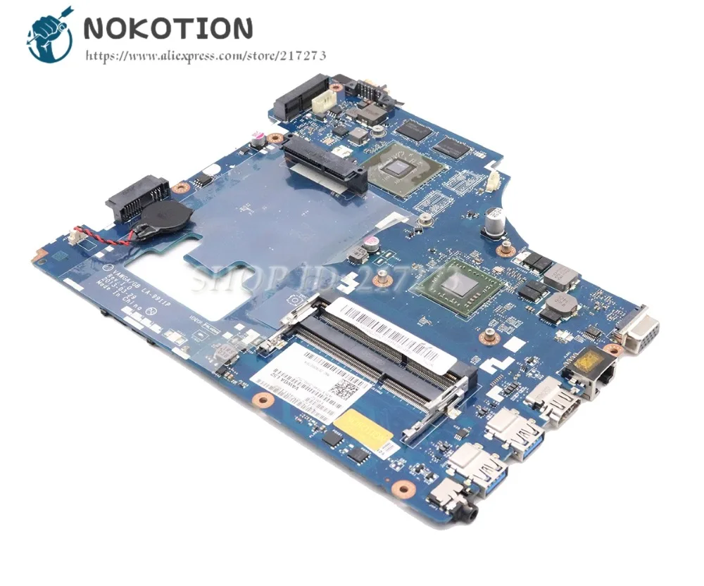 NOKOTION VAWGA GB LA-9911P для lenovo ideapad G405 14 дюймов Материнская плата ноутбука HD 8500 R3 A6-5200 Процессор DDR3