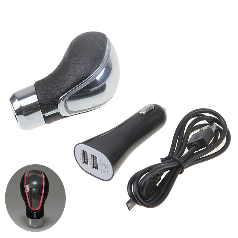 POSSBAY Touch Activated Car LED Gear Shift Knob Light Shift Knob