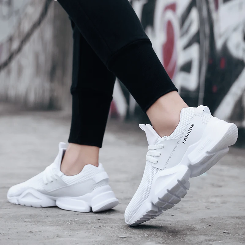 2019 Men Vulcanize Casual Sneakers Fashion Shoes Man Lace Up Mesh Fabric Flats Male Patchwork Comfortable men loafers 2019 Men Vulcanize Casual Sneakers Fashion Shoes Man Lace Up Mesh Fabric Flats Male Patchwork Comfortable men loafers