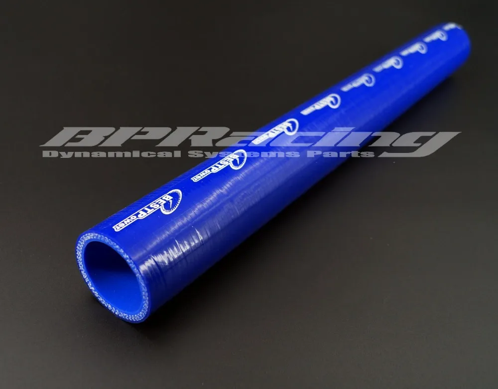 

89mm / 3.5" Inch 4ply Silicone water Hose / 1 Meter Length Straight Joiner Connector TUBE / PIPE BLUE