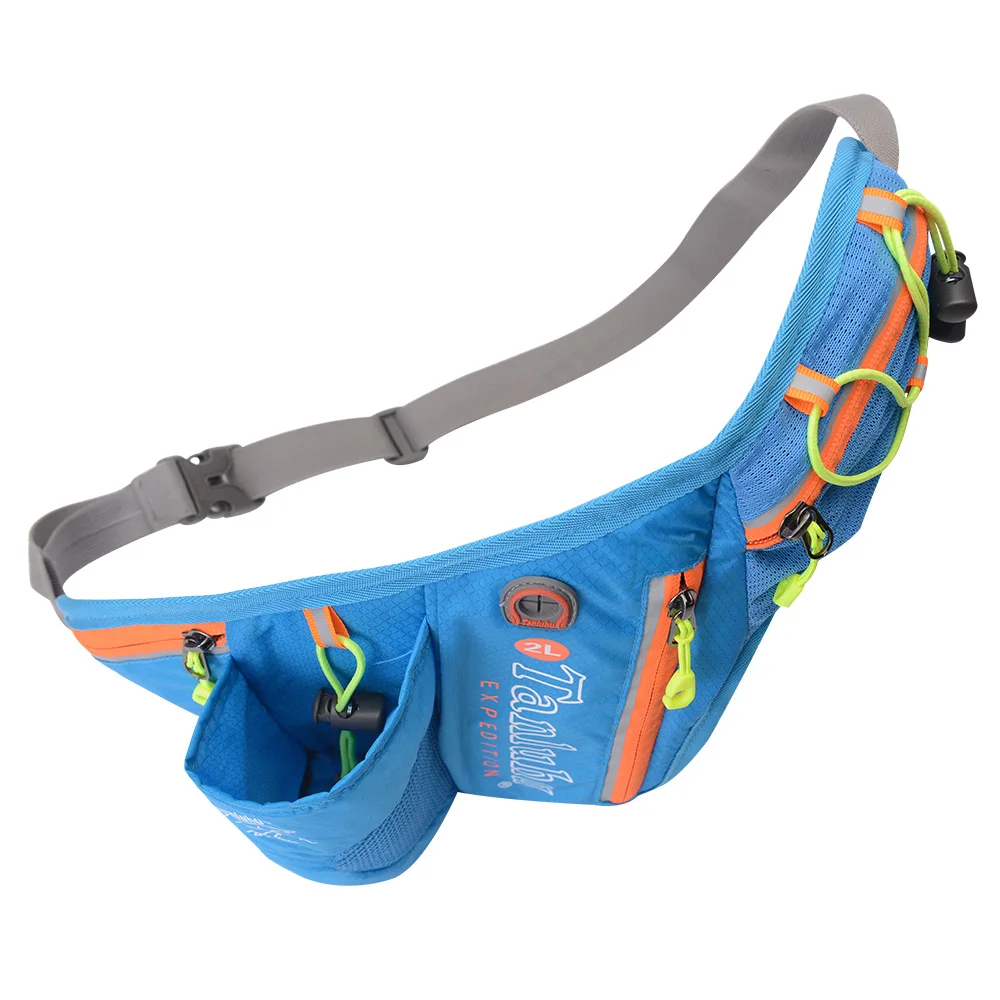 Tanluhu 371 2L al aire libre Trail Running cinturón bolsa cintura mochila agua botella soporte impermeable Marathon Jogging cinturón bolsa