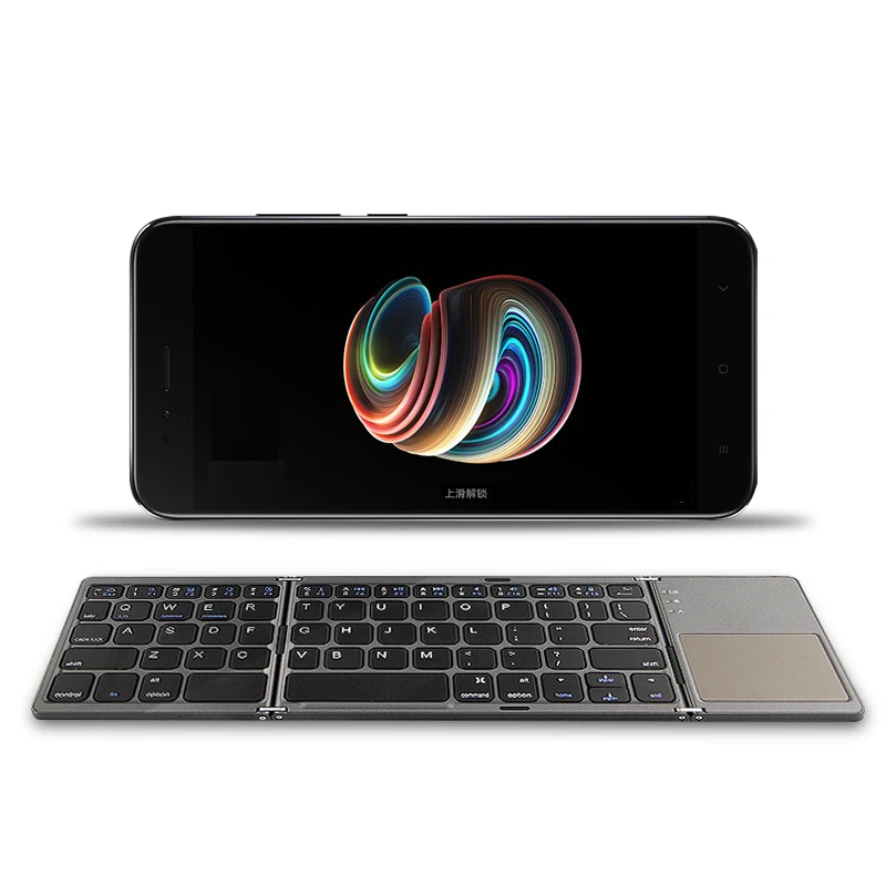 Складная Bluetooth клавиатура для Xiaomi Mi 9T A2 A3 mi10 9 SE mi lite Redmi Note 8 Pro s 8A 7 7A 8T K30