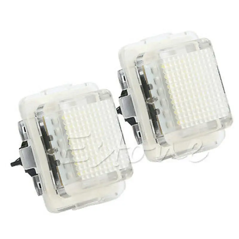 

2pcs LED Bulbs Number License Plate Light Lamp For Mercedes Benz W204 2013 White