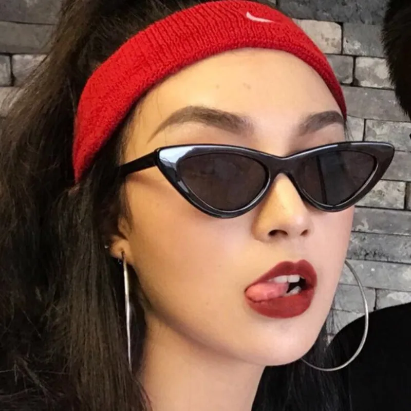 2019 Brand Design New Women Sunglasses Triangle Sunglasses Cat Eye Sunglasses Retro Female Sun Glasses UV400