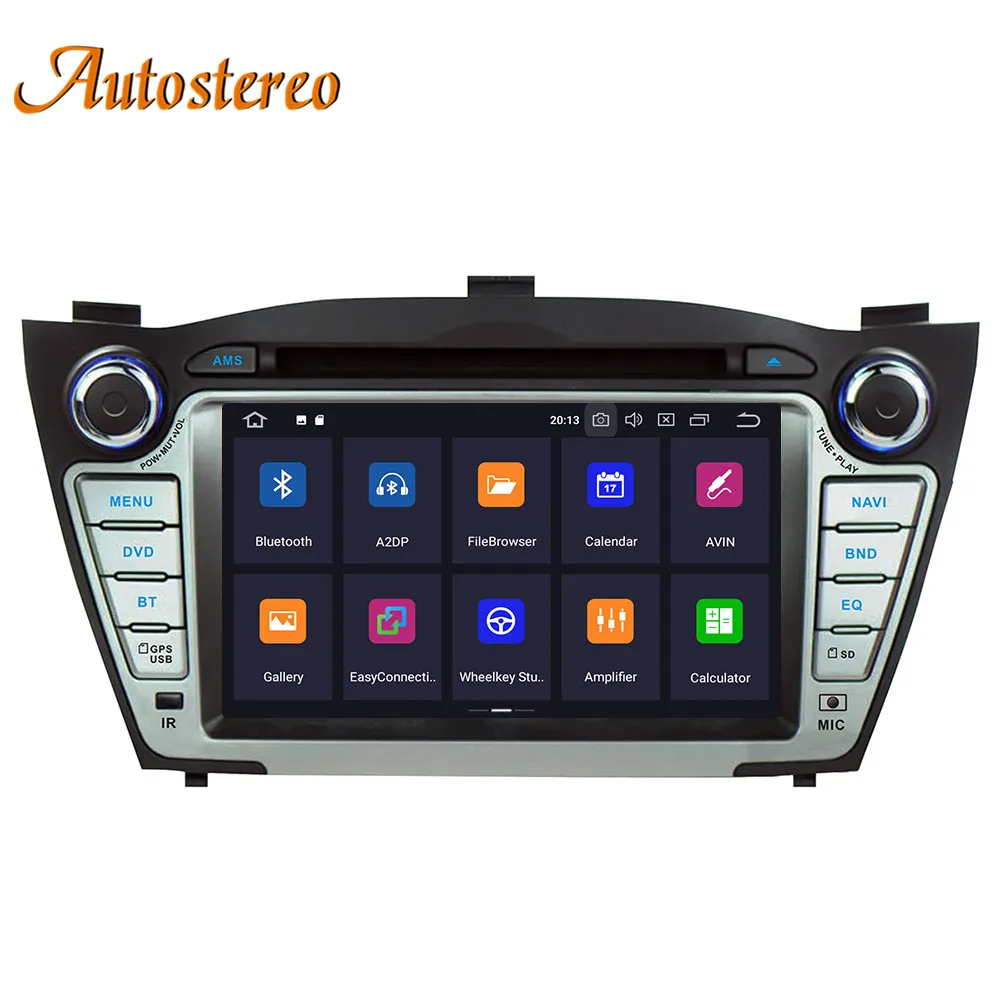 Clearance DSP newest Android 9 Car DVD player GPS Navigation For Hyundai IX35 Tucson 2009-2015 multimedia Auto radio player tape recorder 2