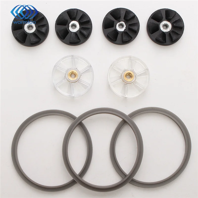 

2pcs Base Gear+4pcs Rubber Gear + 3pcs Gaskets Spare Part For Nutri Bullet 600W & 900W Plastic&Rubber&Metal