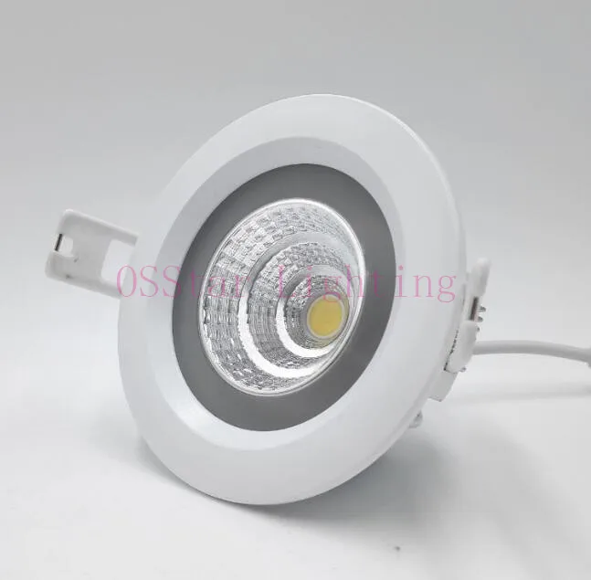 

Free Shipping 15W/12W Waterfroof Warm Cold White LED Ceiling Downlight Recessed Spot Light Lamp AC85-265V