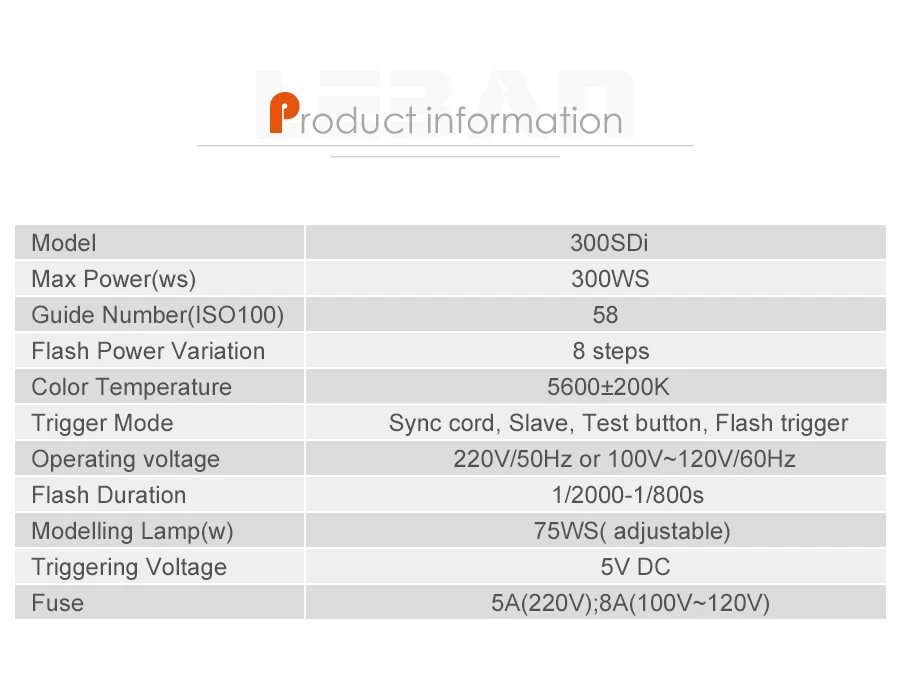 GODOX Smart 300SDI стробоскоп фотовспышка студийный светильник 300 Вт Профессиональная фотовспышка студийная лампа