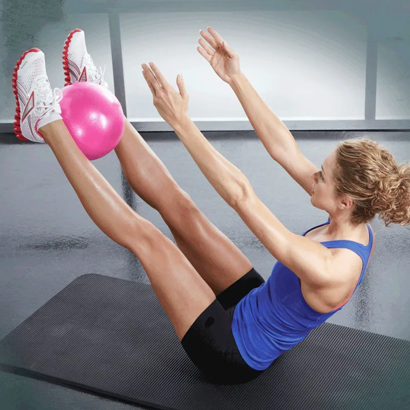 1 шт 25 cm йога мяч физической Фитнес упражнения баланс пшеницы шар для фитнеса с оболочкой для баланс гимнастический Йога Пилатес