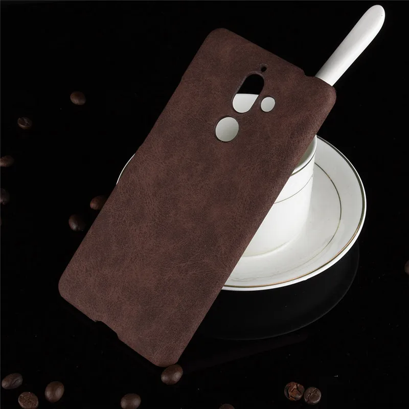 For Nokia 7 plus Case Nokia 7 plus Case PU Leather Hard Plastic Back Cover Phone Case For Nokia7 plus TA-1046 TA-1055 TA-1051 (7)