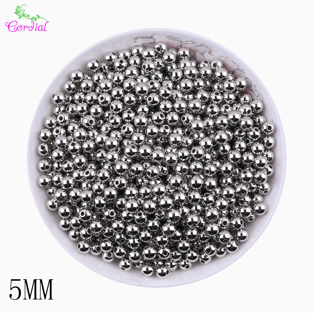 Buy Fashion Bead Accessories 1000pcs/lot 4mm 5mm 6mm