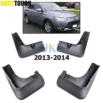 

Front Rear Molded Car Mud Flaps For Mitsubishi Outlander 2013 2014 2015 Mudflaps Splash Guards Mud Flap Mudguards Fender