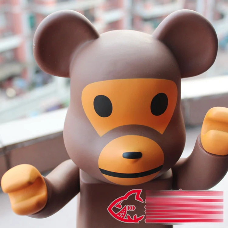 400% bearbrick Bear@brick BABY MILO BAPE Art Figure as a gift for boyfriends ,girlfriends and students