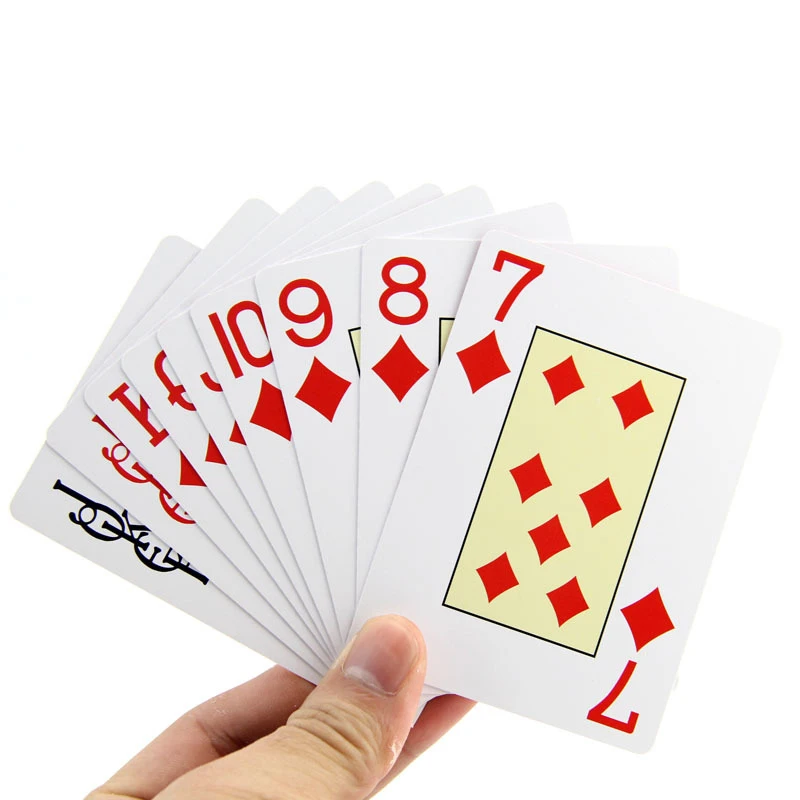 

Waterproof PVC Plastic Playing Cards Durable Novelty Poker Card Pokerstar Board Game Texas Play Family Entertainment
