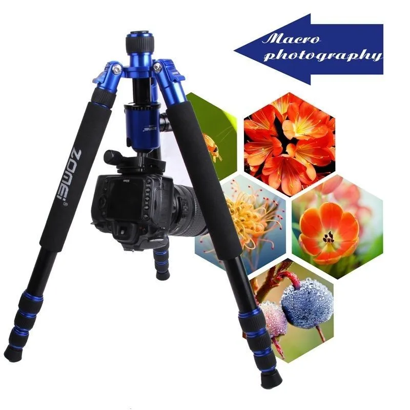 

High Quality Pro Magnesium Aluminum dslr camera Travel Tripod Monopod&Ball Head for DSLR Camera