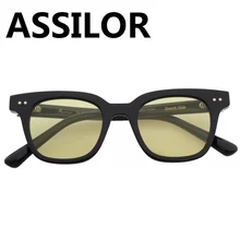 Assilor HD Polarized 2018 New Design UV400 Ultraviolet with Colorful Lenses Women and Men Fashionable Square Frame Sunglasses fashionable men s briefcase with zippers and black colour design