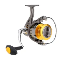 Серия 1000-5500, плавная Рыболовная катушка 6+ 1BB, спиннинговая катушка, серая Рыболовная катушка, рыболовное колесо, оборудование, рыболовные снасти, инструменты