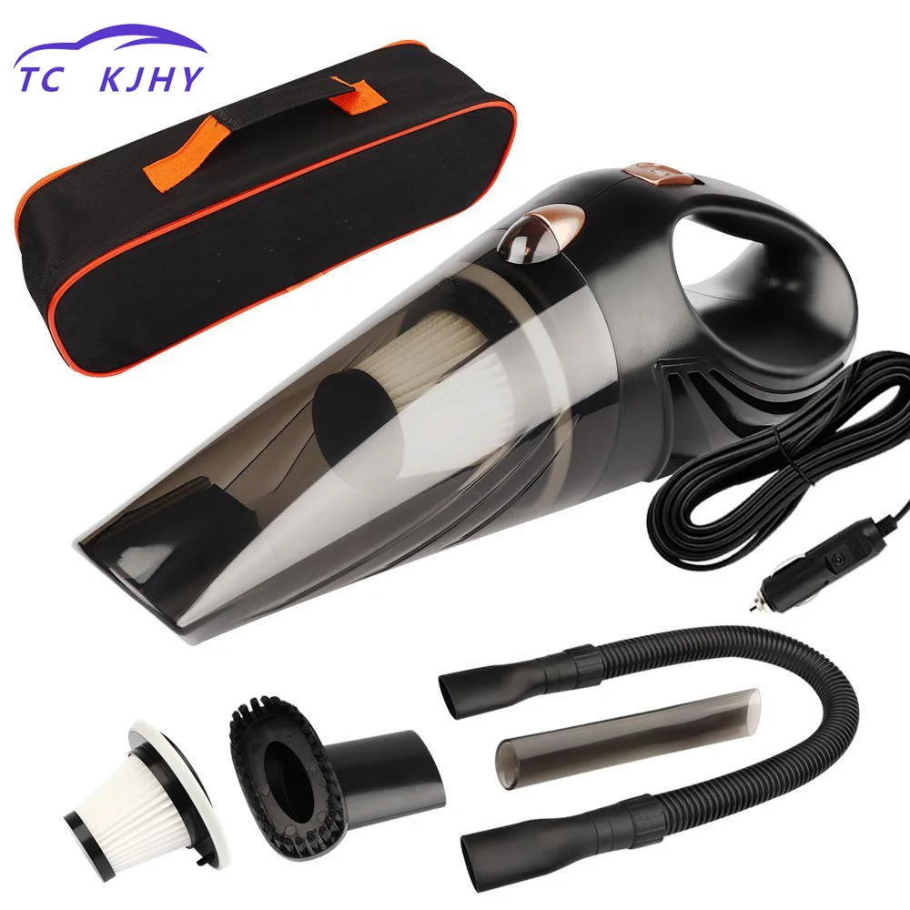 

2018 Auto Car Vacuum Cleaner DC 12 Volt 120W with Handbag 4.8 Cyclonic Wet / Dry Auto Portable Vacuums Cleaner Dust Clean