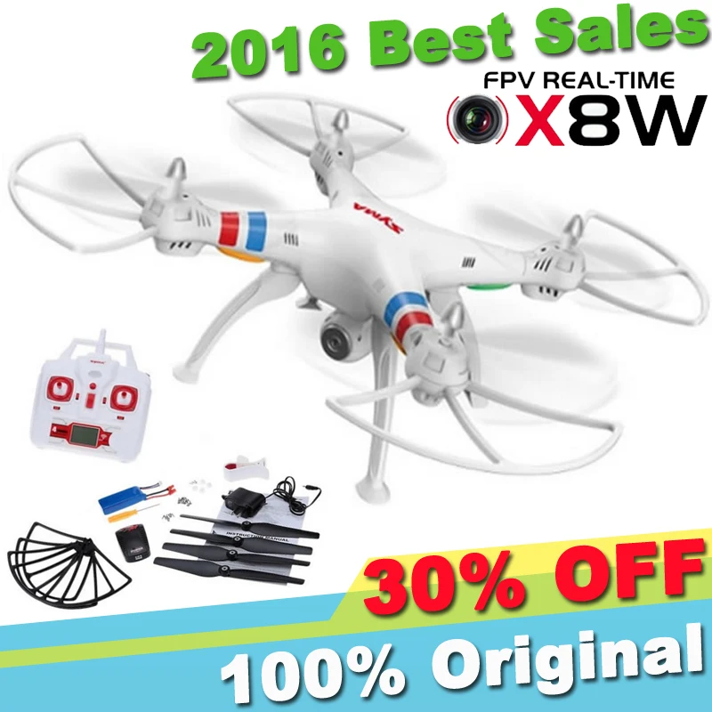 Buy Cheap Syma X8W Explorers RC Quadcopter WiFi FPV 2.4G 4CH 6 Axis Gyro Headless Drone RTF