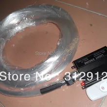 Комплект оптического волокна PS; 380 волокон x 0,75 мм x 5 метров длиной с мерцающим белым 16 Вт светодиодный двигатель из оптического волокна