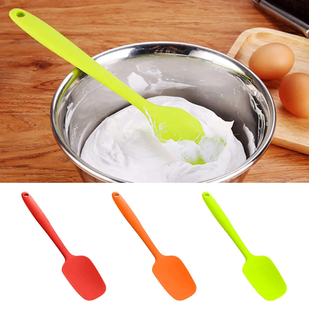  Silicone Spatula Heat-Resistant Non-Scratch Silicone Toast Spatula Cream Cake Scraper Flexible Scra