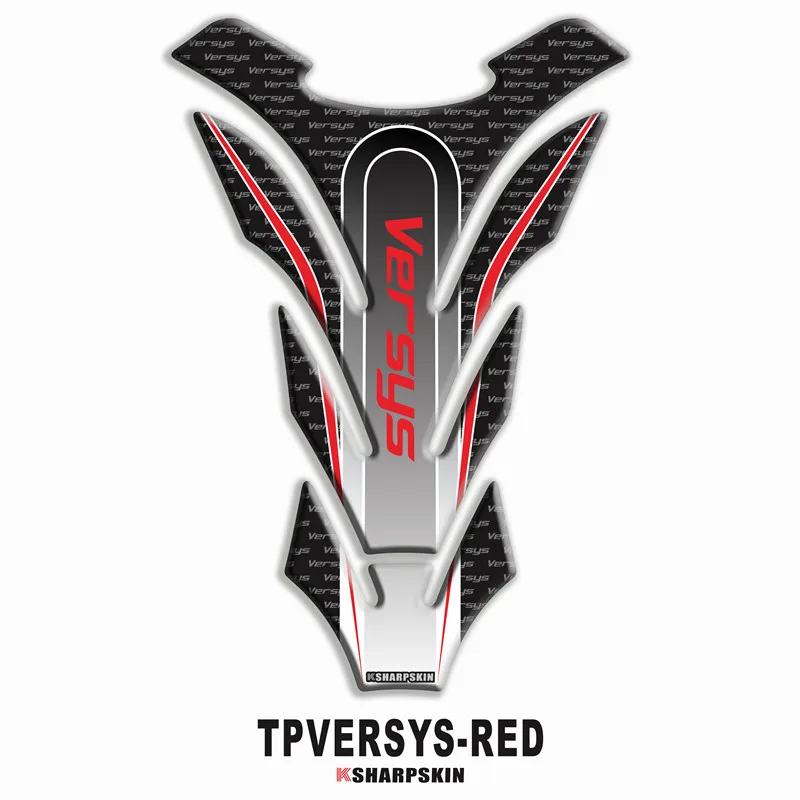 NEW Motorcycle 3D fuel tank pad sticker Fishbone protective decorative decal Fit KAWASAKI Versys 650 1000 all VERSYS