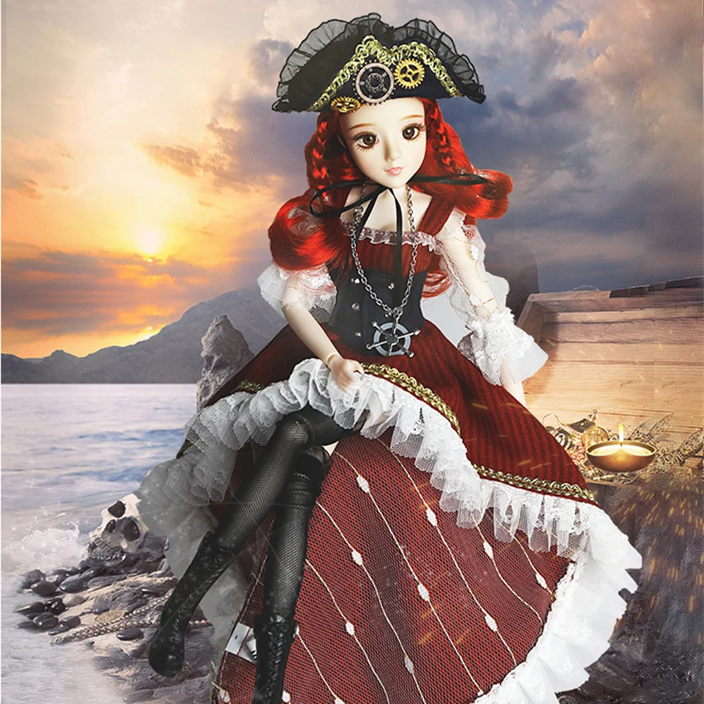 

Dream Fairy MMG BJD doll Tarot series The Wheel of Fortune with clothes shoes legging mask stand 14 joint body toy gift