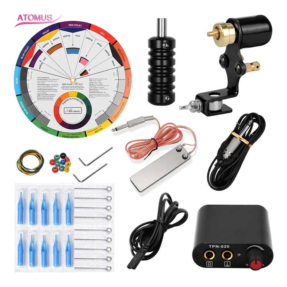 

Tattoo Machine Set Maquillaje Permanente Principiante Kit Maquinas Tatuar Rotativas Tattoo Pro Tatoo Machine Para Tatuagem Kits